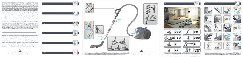 Imagen de la primera página del manual del dispositivo Silence Force Cyclonic RO7623EA