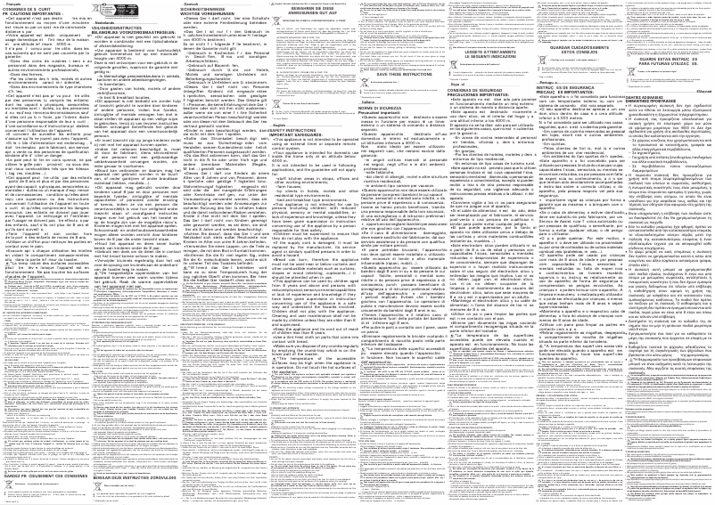 Imagen de la primera página del manual del dispositivo Express TT410D