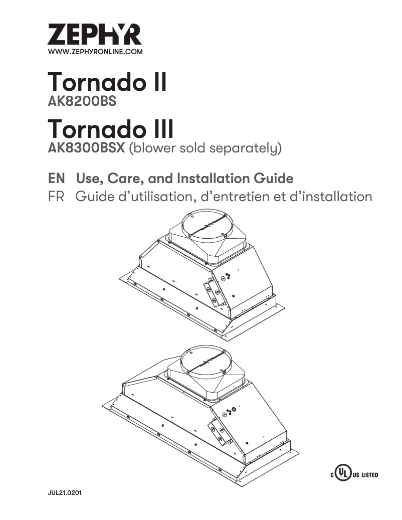Imagen de la primera página del manual del dispositivo Tornado II AK8200BS