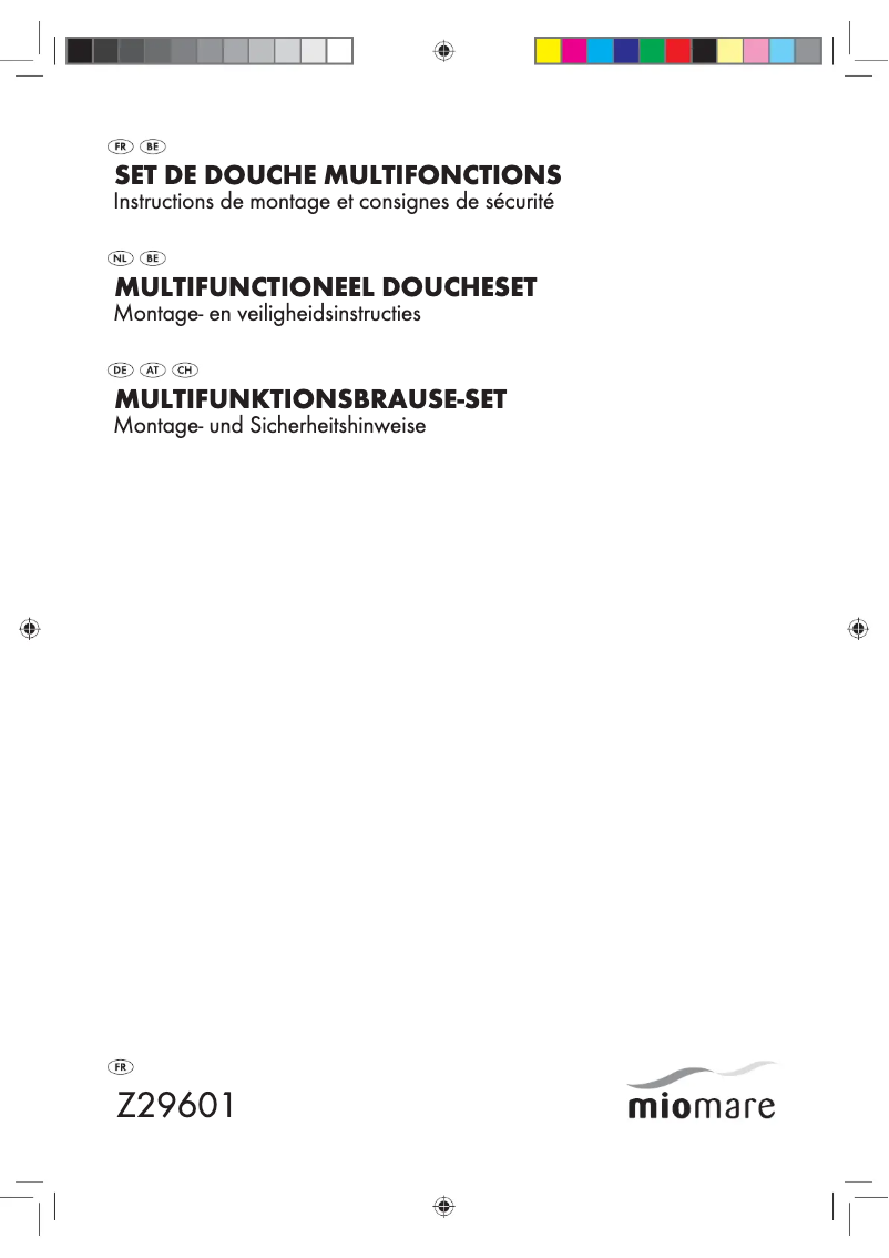 Imagen de la primera página del manual del dispositivo Z29601