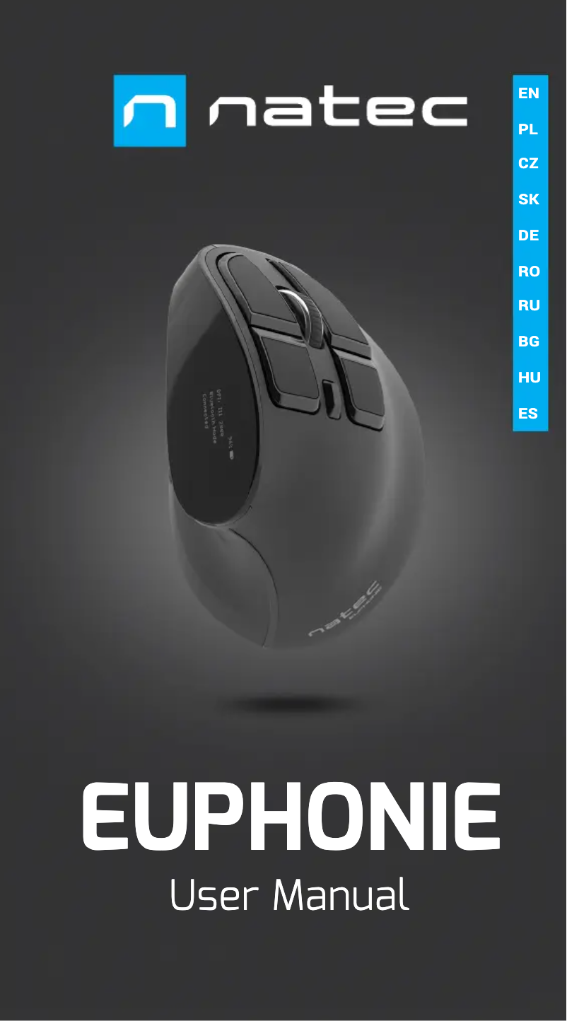 Imagen de la primera página del manual del dispositivo Euphonie NMY-1601