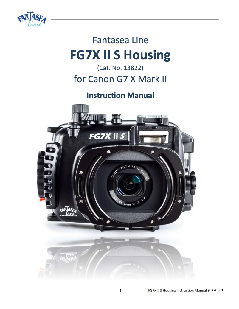 Imagen de la primera página del manual del dispositivo FG7X II S