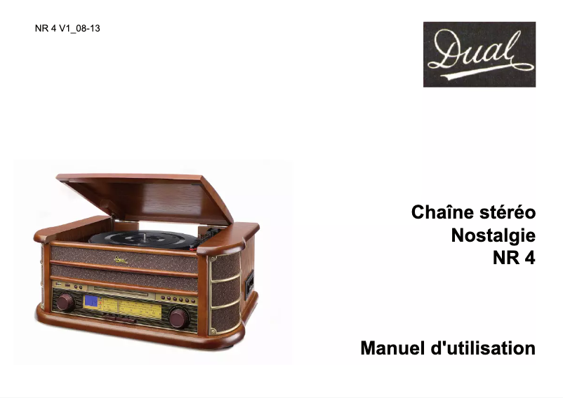 Imagen de la primera página del manual del dispositivo NR 4