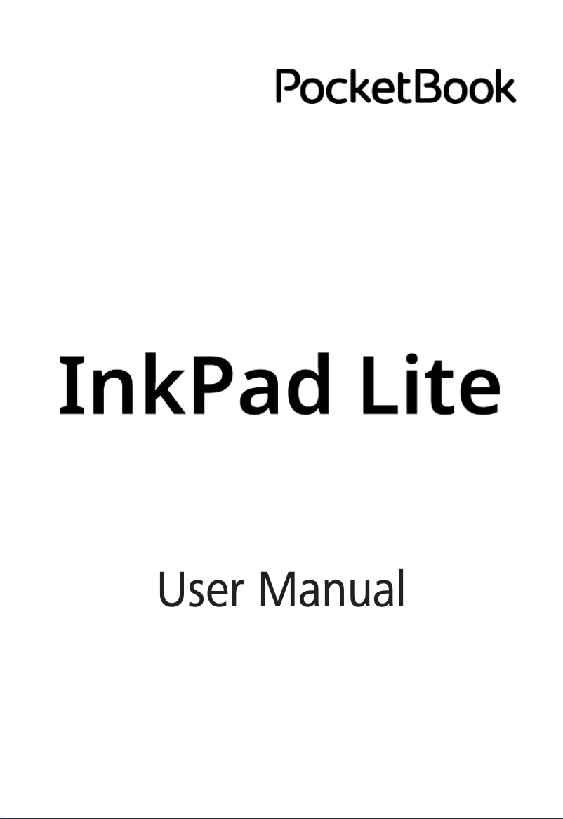Página 1 del manual Manual de usuario PocketBook InkPad Lite