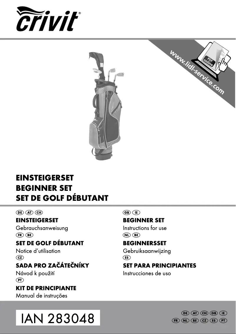 Imagen de la primera página del manual del dispositivo IAN 283048