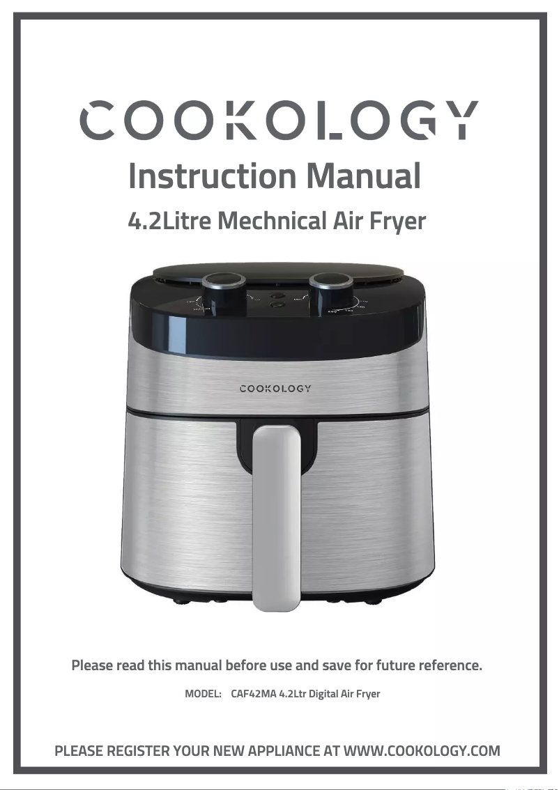 Imagen de la primera página del manual del dispositivo CAF42MA