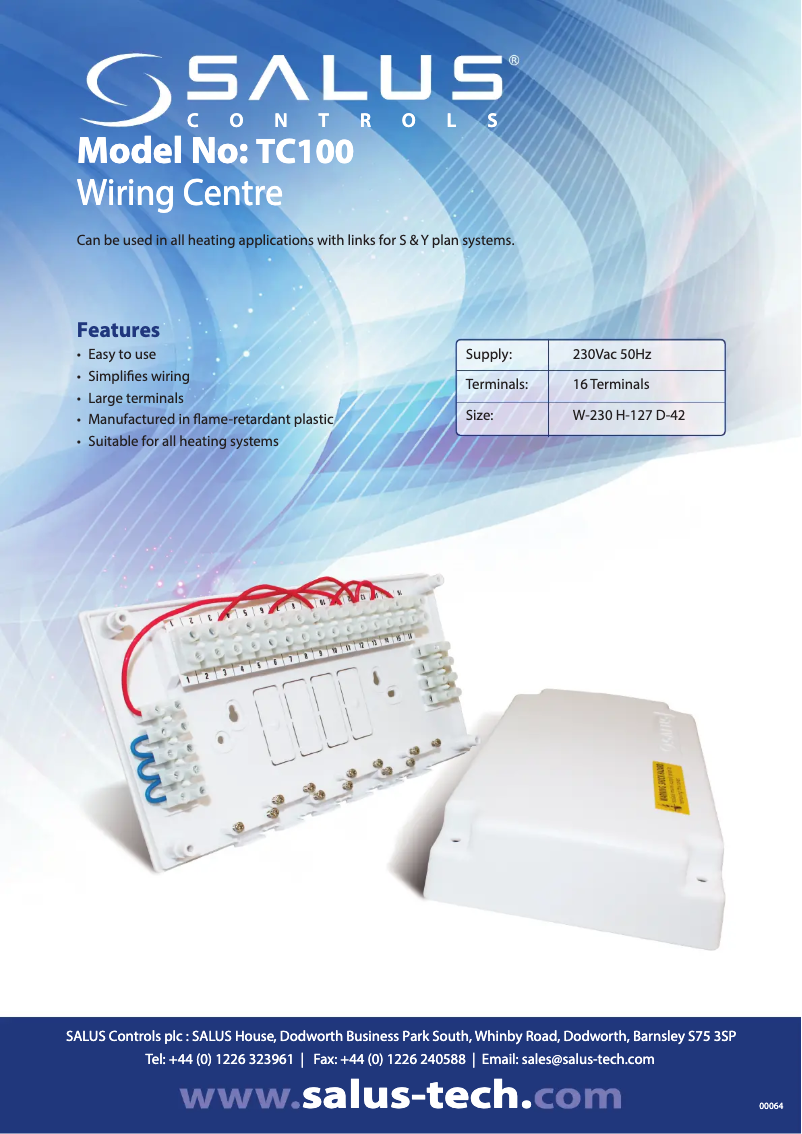 Imagen de la primera página del manual del dispositivo TC100