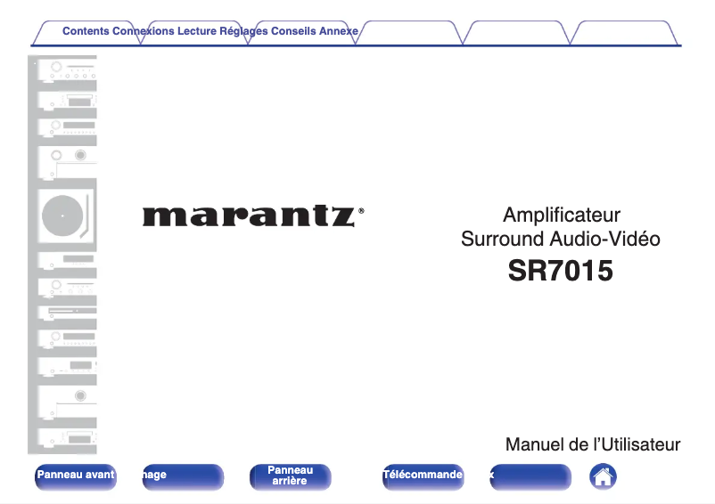 Página 1 del manual Manual de usuario Marantz SR7015