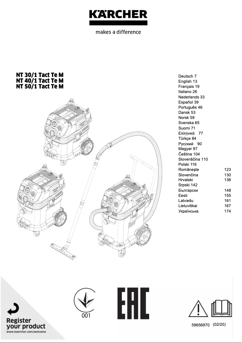Imagen de la primera página del manual del dispositivo Tact Te M AU NT 30/1