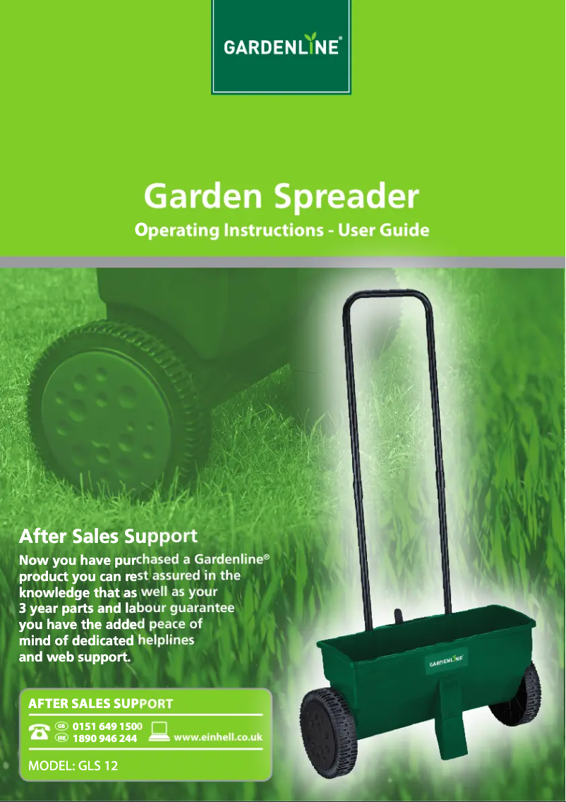 Imagen de la primera página del manual del dispositivo GLS 12