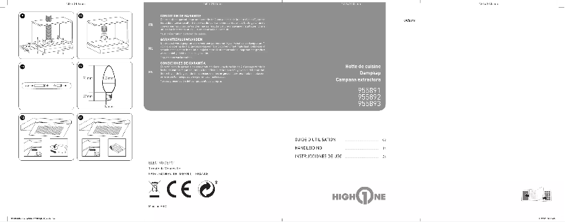 Imagen de la primera página del manual del dispositivo CH 60 W SIC