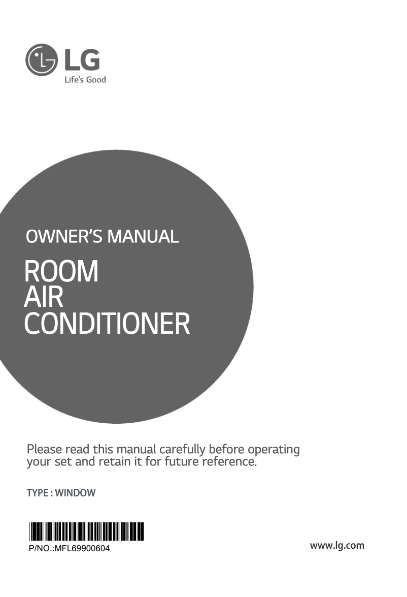 Página 1 del manual Manual de usuario LG W18CKC