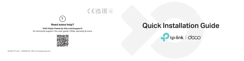 Imagen de la primera página del manual del dispositivo Deco M3