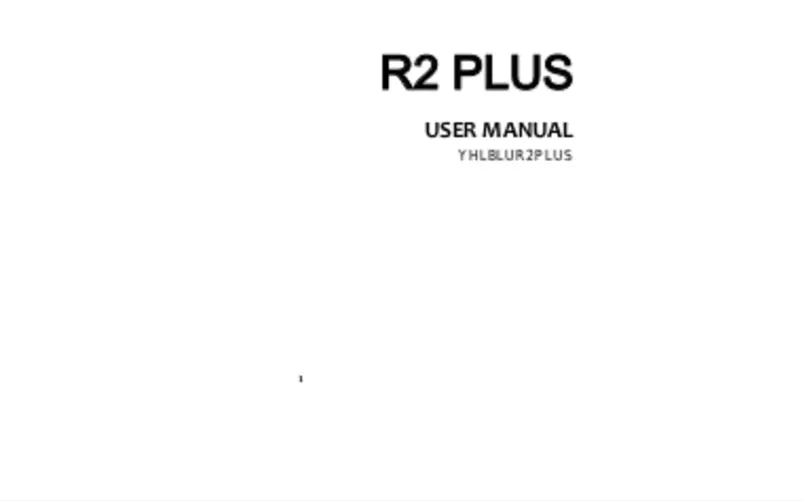 Imagen de la primera página del manual del dispositivo R2 Plus
