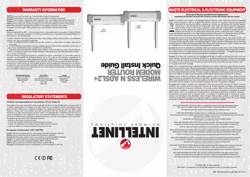 Página 1 del manual Manual de usuario Intellinet 525299