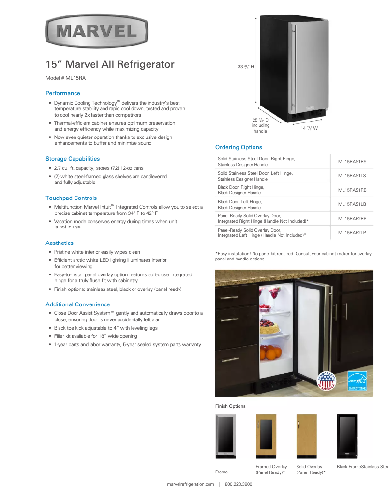 Imagen de la primera página del manual del dispositivo Legacy ML15RAL