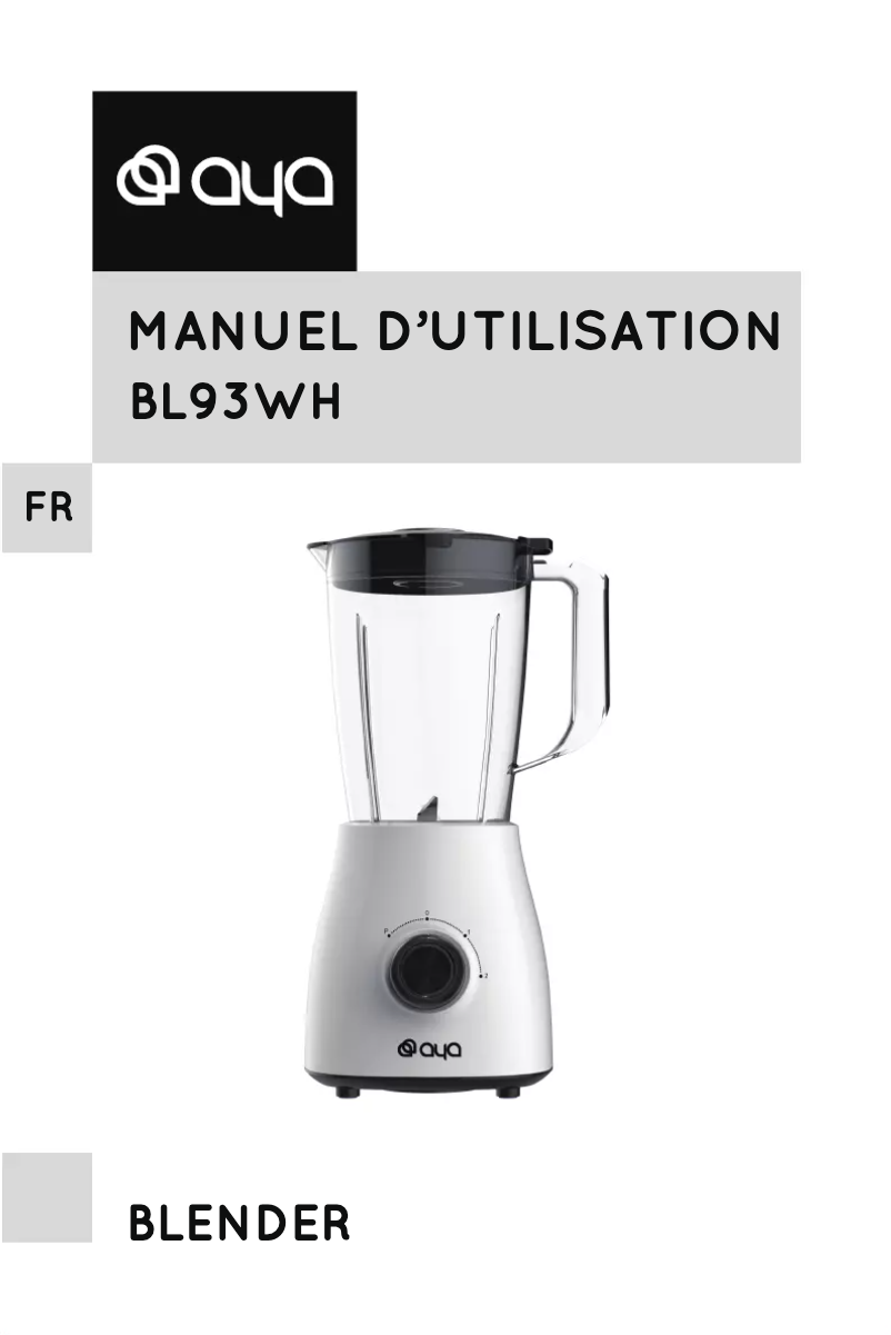 Página 1 del manual Manual de usuario AYA BL93WH