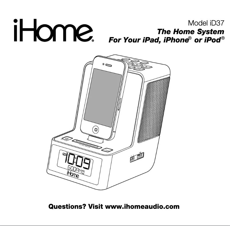 Imagen de la primera página del manual del dispositivo iD37