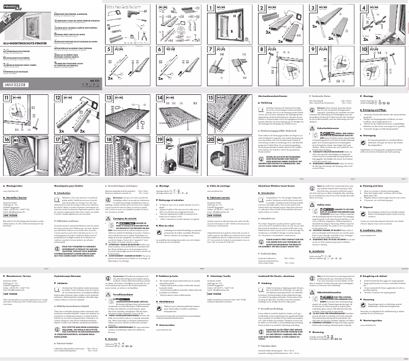 Imagen de la primera página del manual del dispositivo IAN 103247