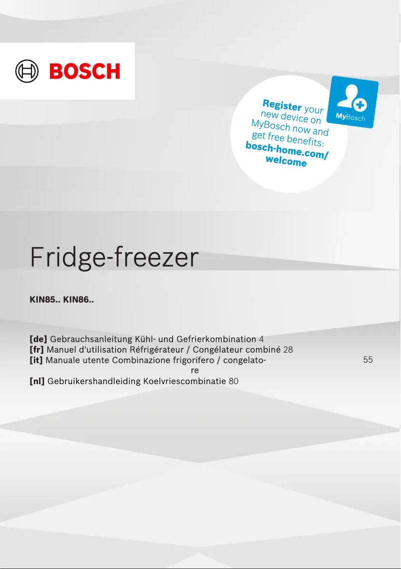 Imagen de la primera página del manual del dispositivo KIN865SF0