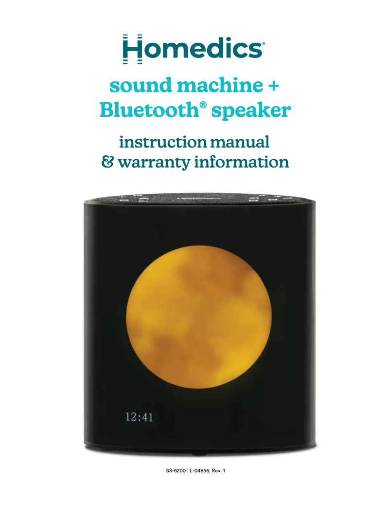 Imagen de la primera página del manual del dispositivo SS-6200