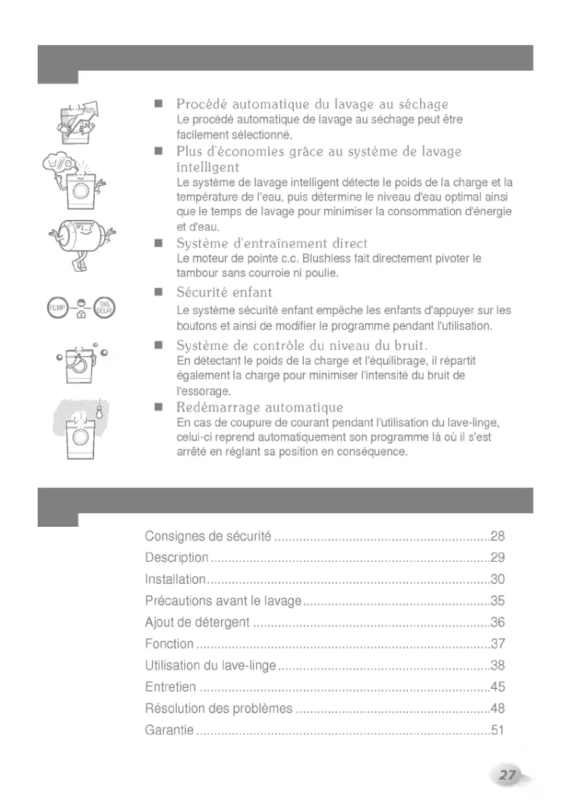 Imagen de la primera página del manual del dispositivo WD-1243RHD