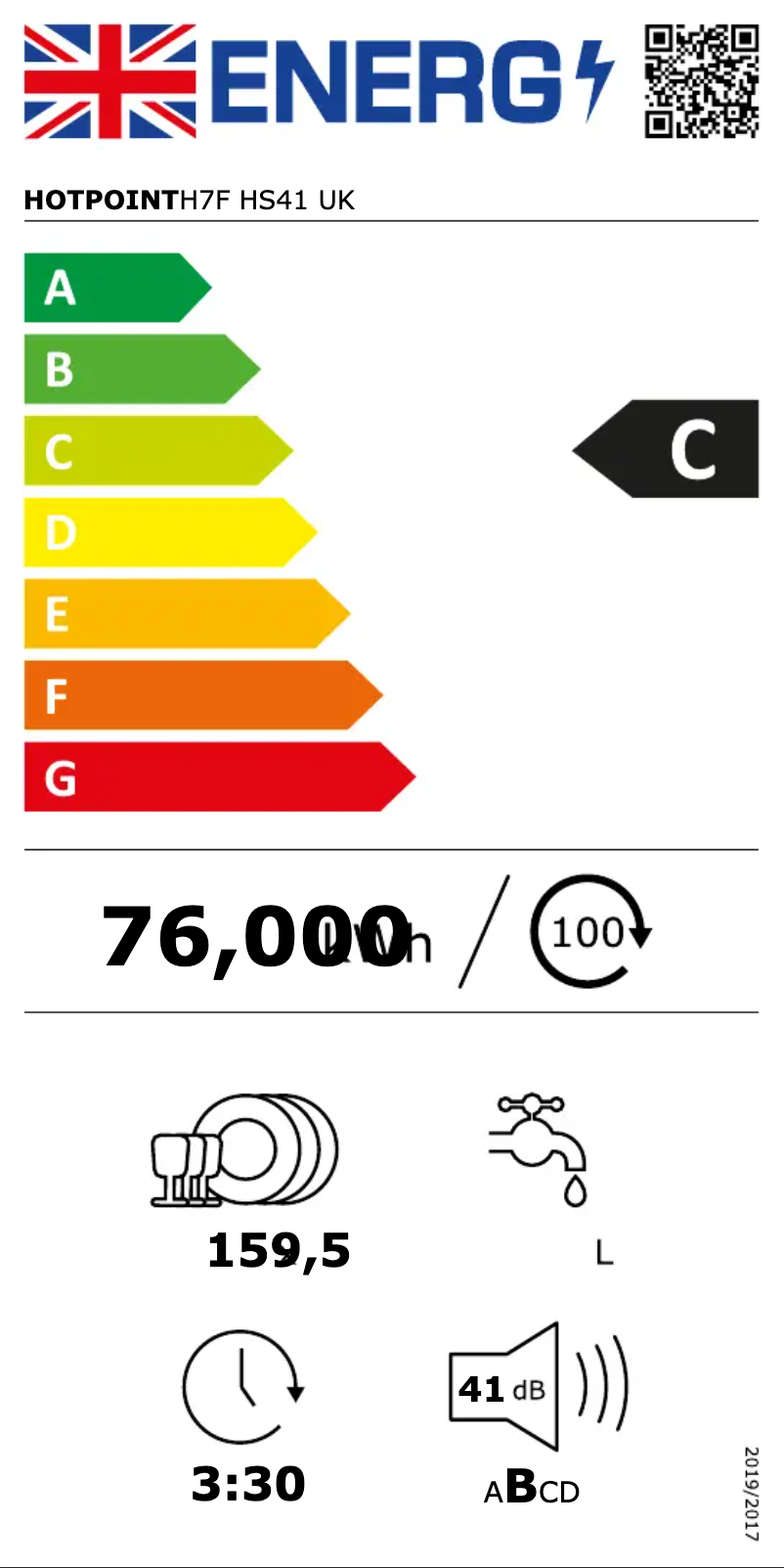 Imagen de la primera página del manual del dispositivo H7F HS41 UK