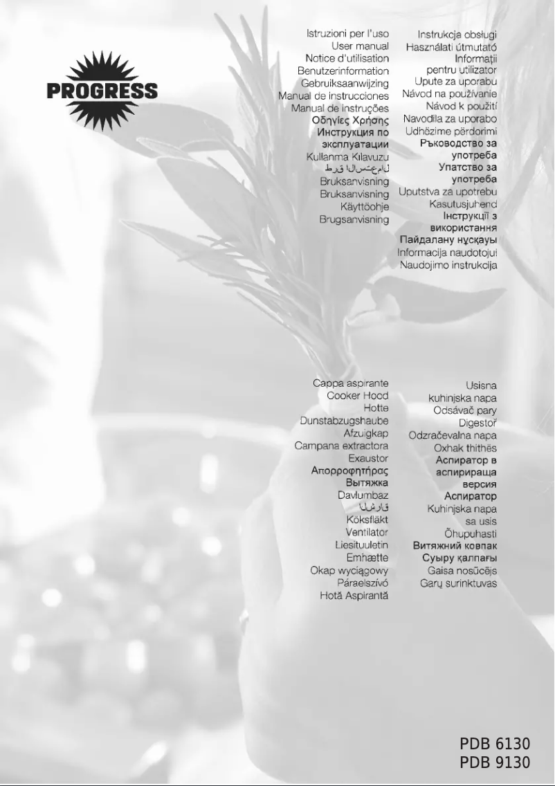 Imagen de la primera página del manual del dispositivo PDB6130