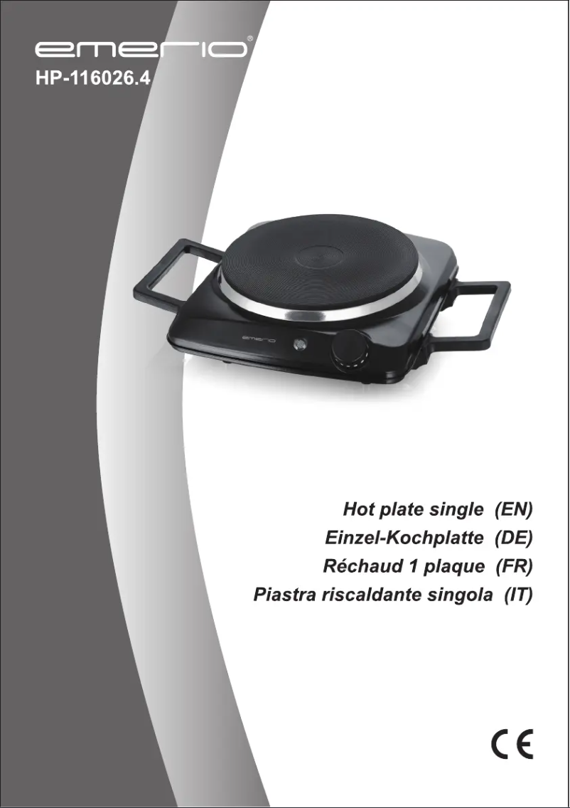 Página 1 del manual Manual de usuario Emerio HP-116026.4