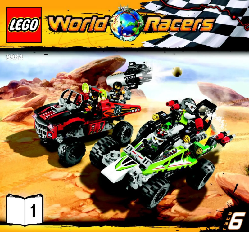 Imagen de la primera página del manual del dispositivo Racers 8864