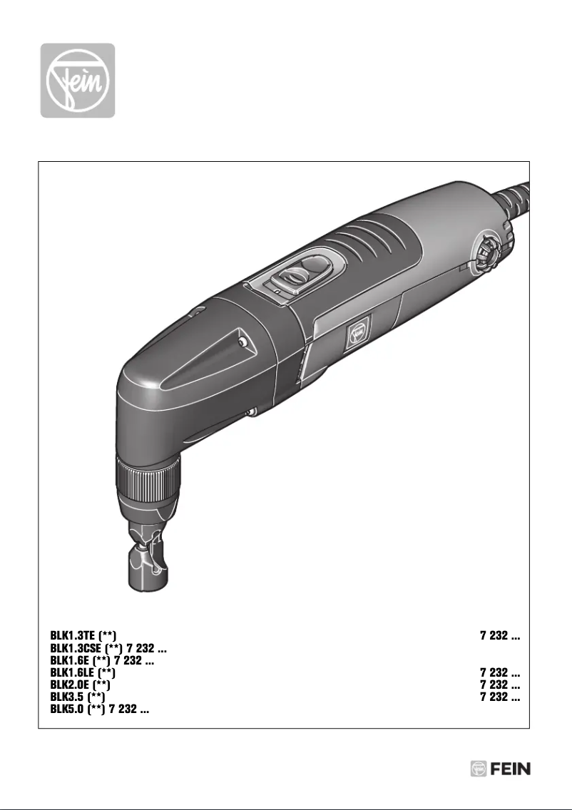 Página nº 1 - Manual de usuario Fein BLK 1.3 CSE