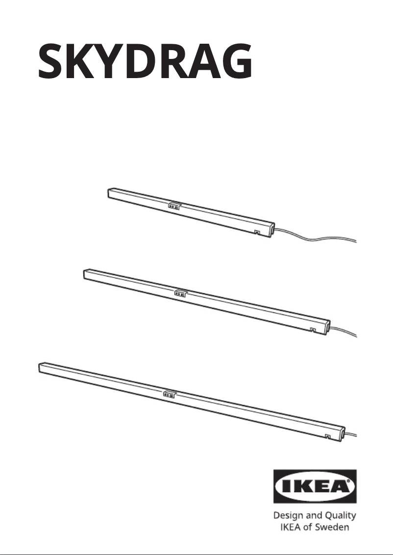 Página 1 del manual Manual de usuario Ikea SKYDRAG 805.207.80