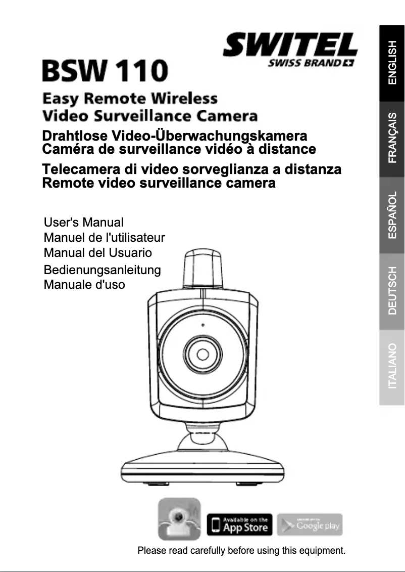 Página 1 del manual Manual de usuario Switel BSW110