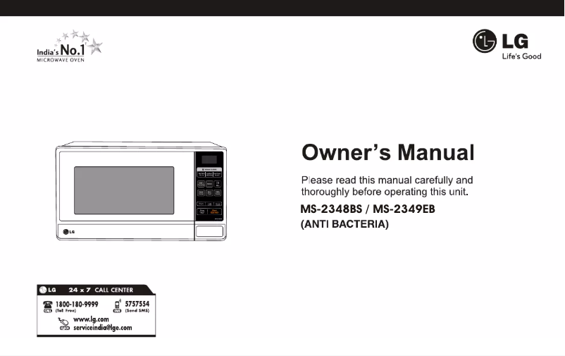 Imagen de la primera página del manual del dispositivo MS2329H