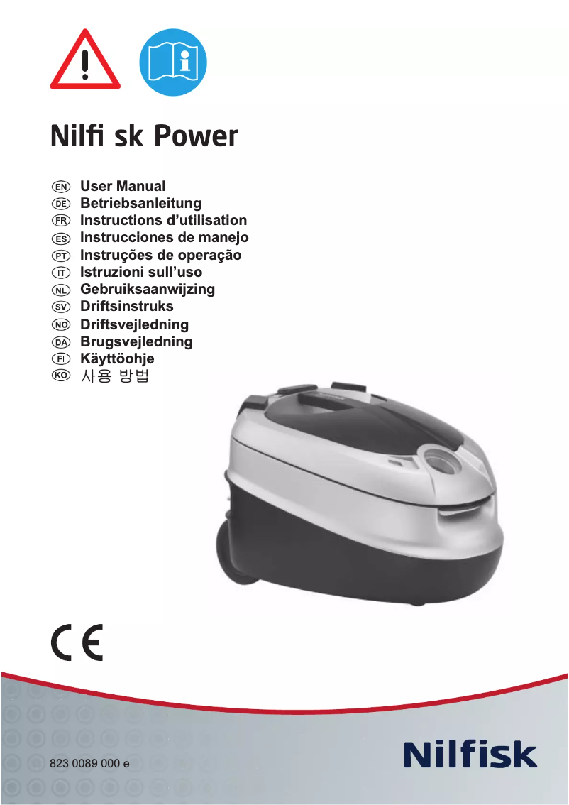 Página nº 1 - Manual de usuario Nilfisk Elite Performer Superior