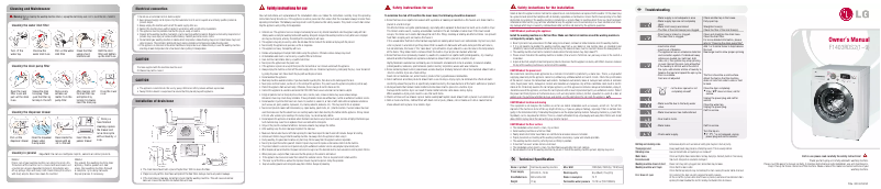 Página nº 1 - Manual de usuario LG F1403RDS29