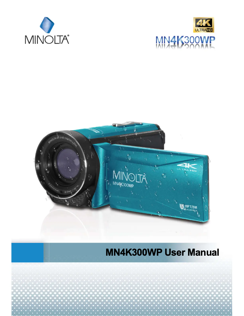 Imagen de la primera página del manual del dispositivo MN4K300WP