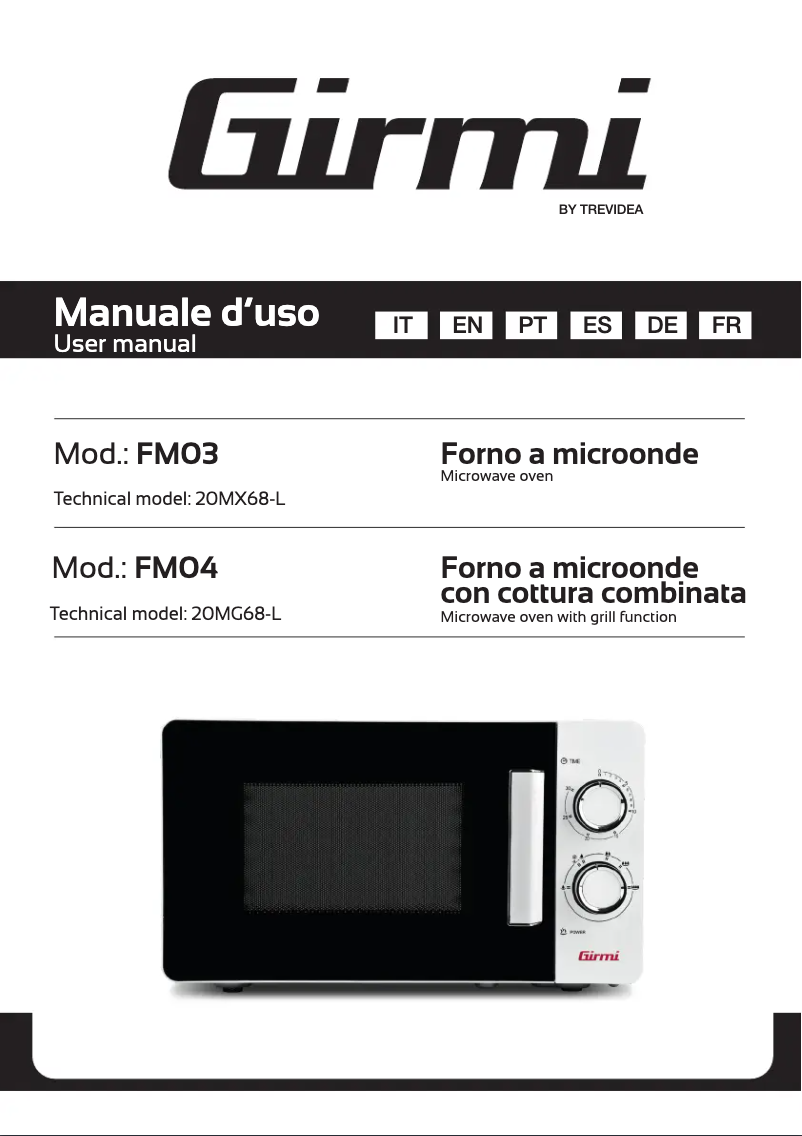 Página 1 del manual Manual de usuario Girmi FM04