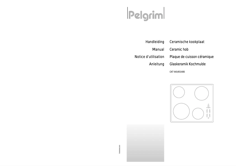 Página 1 del manual Manual de usuario Pelgrim CKT655