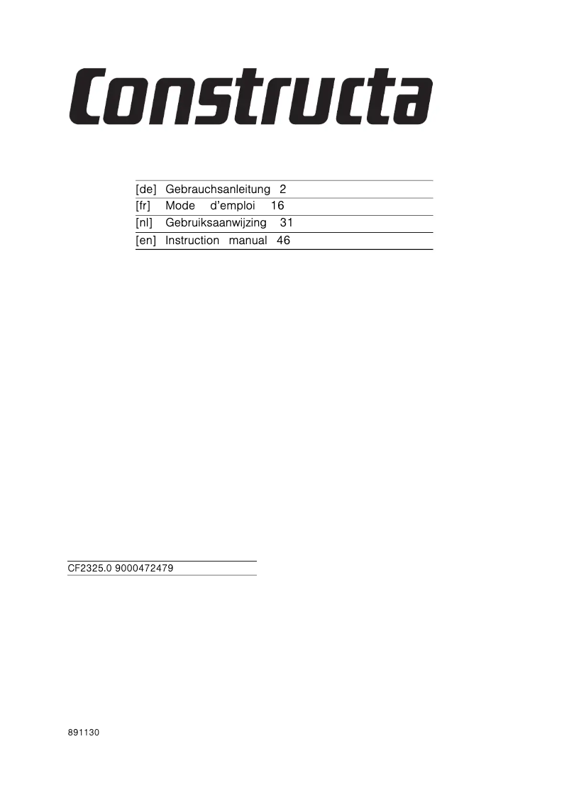 Imagen de la primera página del manual del dispositivo CF232550