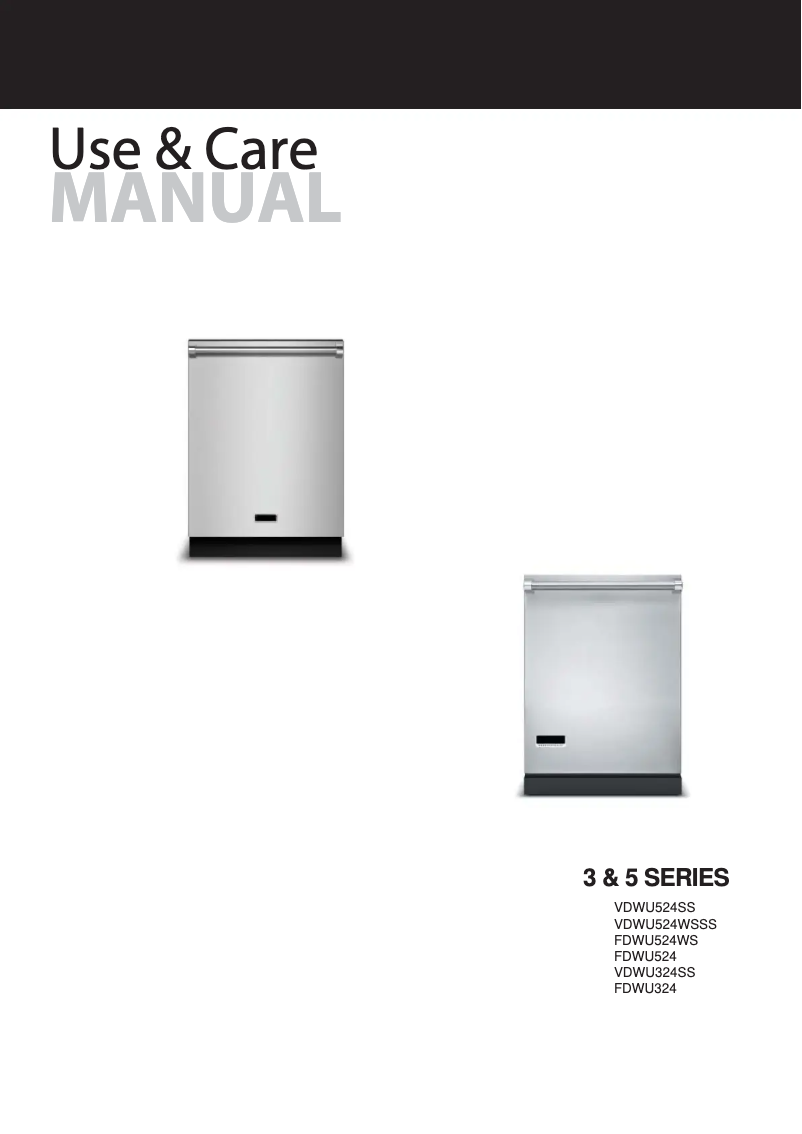 Imagen de la primera página del manual del dispositivo VDWU324SS