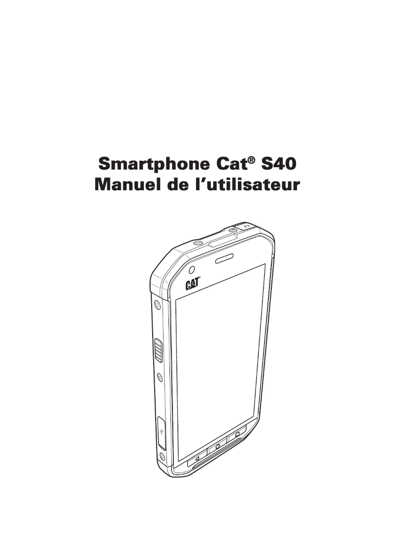 Página 1 del manual Manual de usuario CAT S40