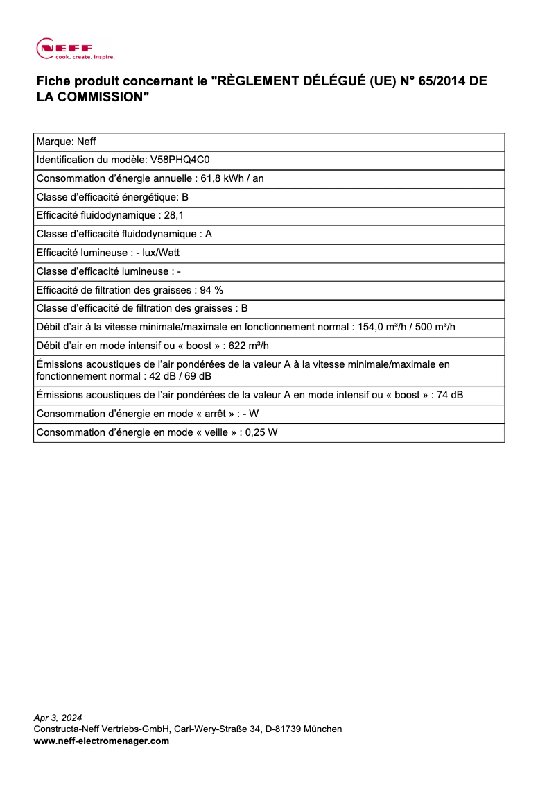 Imagen de la primera página del manual del dispositivo V58PHQ4C0