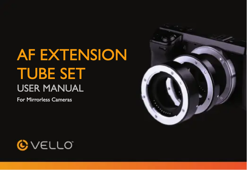 Página 1 del manual Manual de usuario Vello EXT-SFED