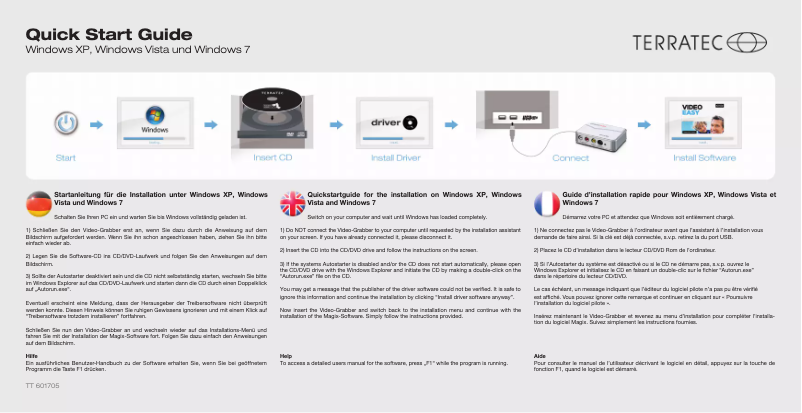 Página nº 1 - Manual de usuario Terratec Grabster AV300MX