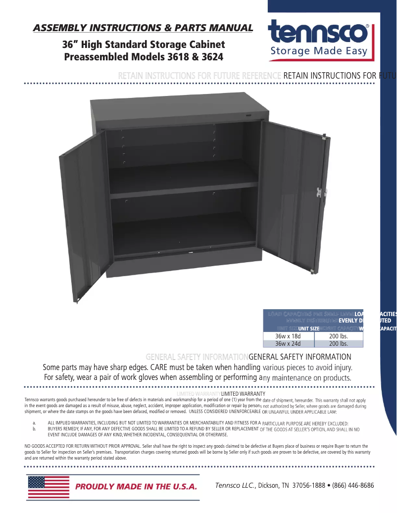 Imagen de la primera página del manual del dispositivo 3624