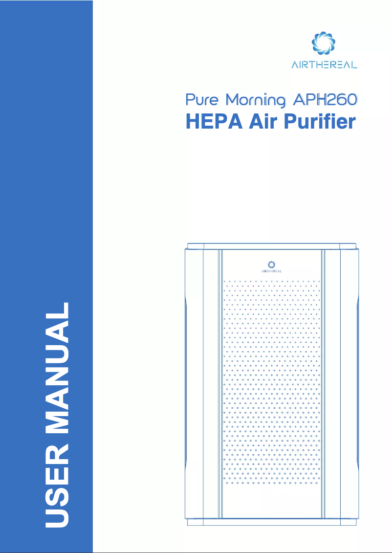 Página 1 del manual Manual de usuario Airthereal Pure Morning APH260