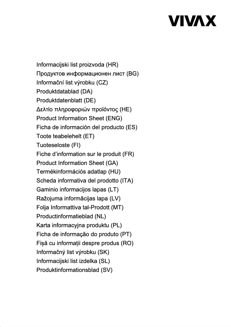 Página nº 1 - Ficha técnica Vivax CFR-297H