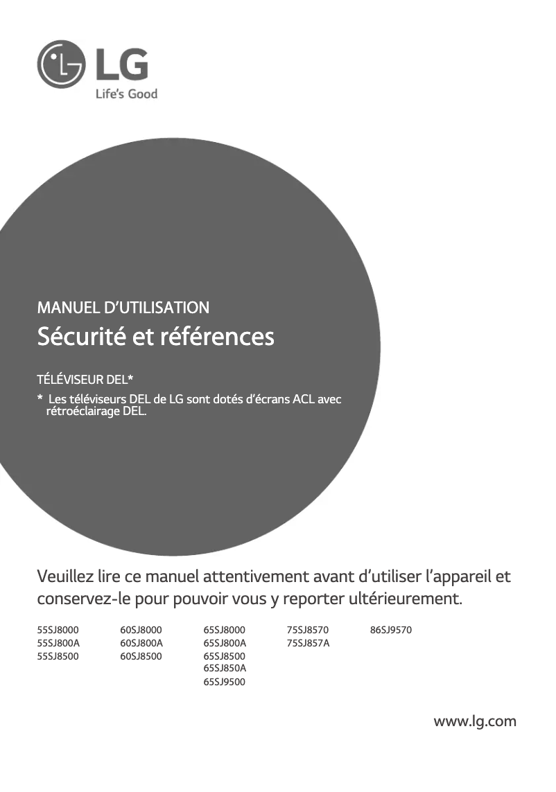 Imagen de la primera página del manual del dispositivo 86SJ9570