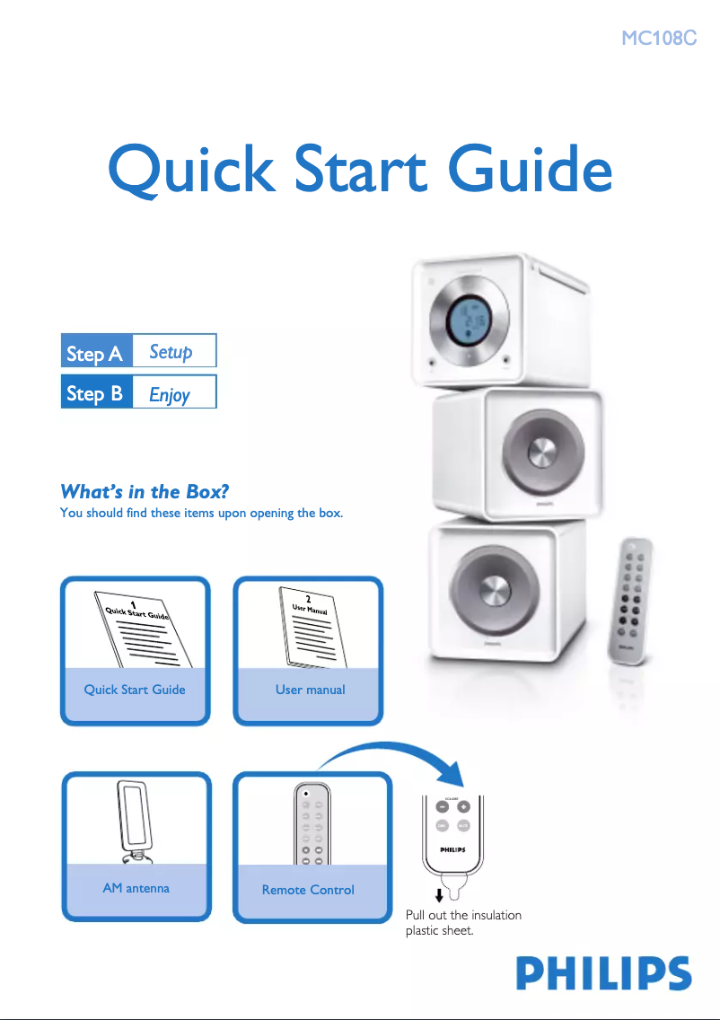Imagen de la primera página del manual del dispositivo MC108C